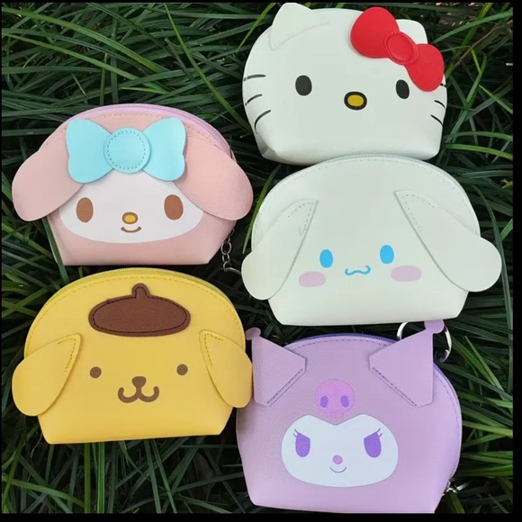 Kawaii Hello Kitty & Friends Cute Character Coin Purses 🆕 You Pick - Picture 1 of 6